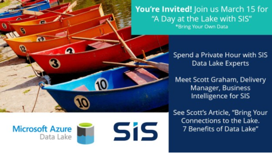 SISSoftware_LLC's tweet photo. Learn about Azure Data Lake with Scott Graham, Delivery Manager, Business Intelligence for SIS. Hear the 7 Benefits of Data Lake for Dynamics 365 users and leadership. https://t.co/k3oBnLfoHB https://t.co/ElIs5v90RE