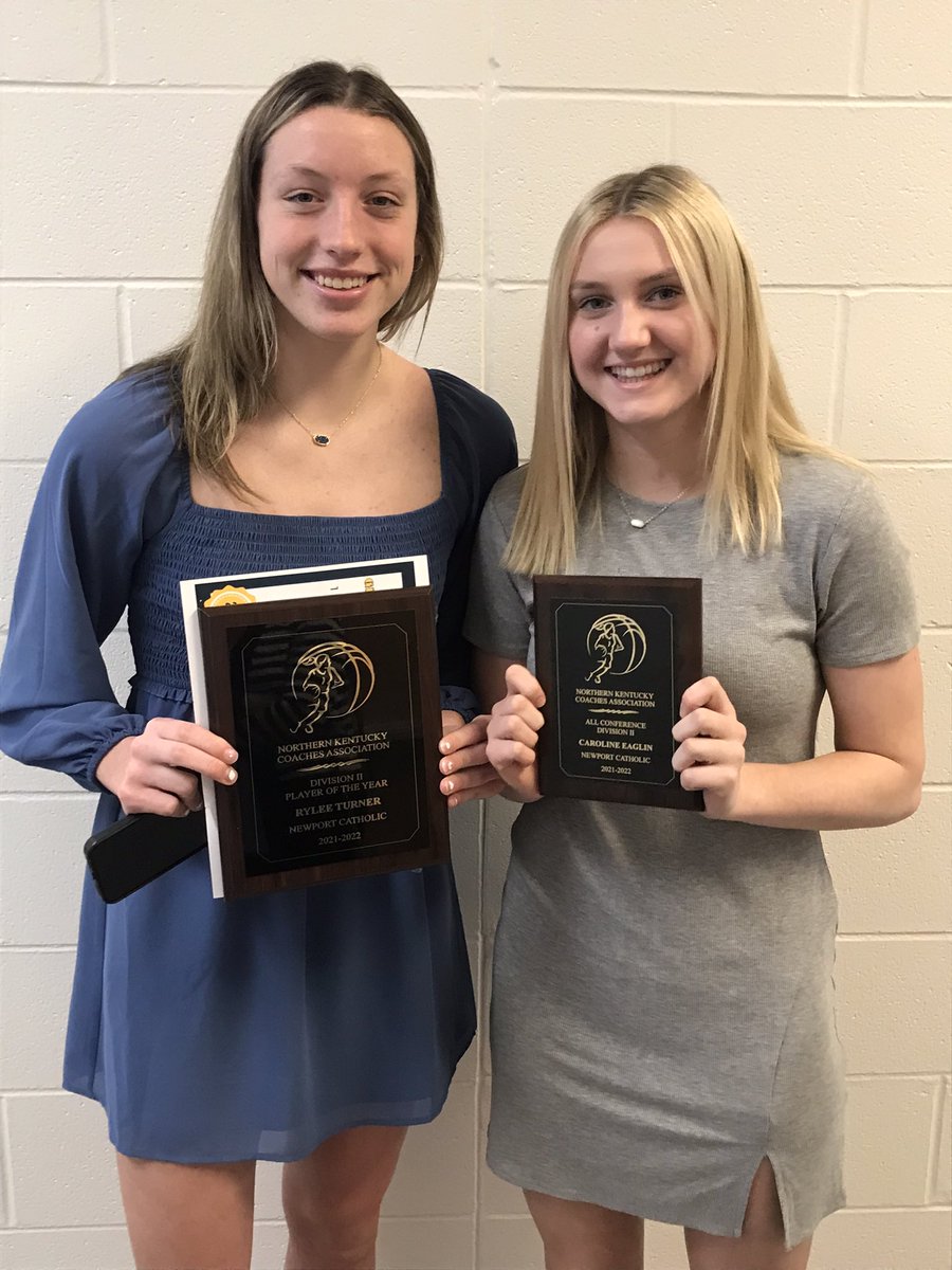 Congrats to Rylee Turner on being named the Division 2 player of the year and the overall 9th Region Player of the Year as voted on by the NKY &amp; 9th region coaches! Also Congrats to Caroline Eaglin on being named to the all Division 2 team! <a href="/ryleet23/">rylee turner</a> <a href="/EaglinCaroline/">Caroline Eaglin</a>