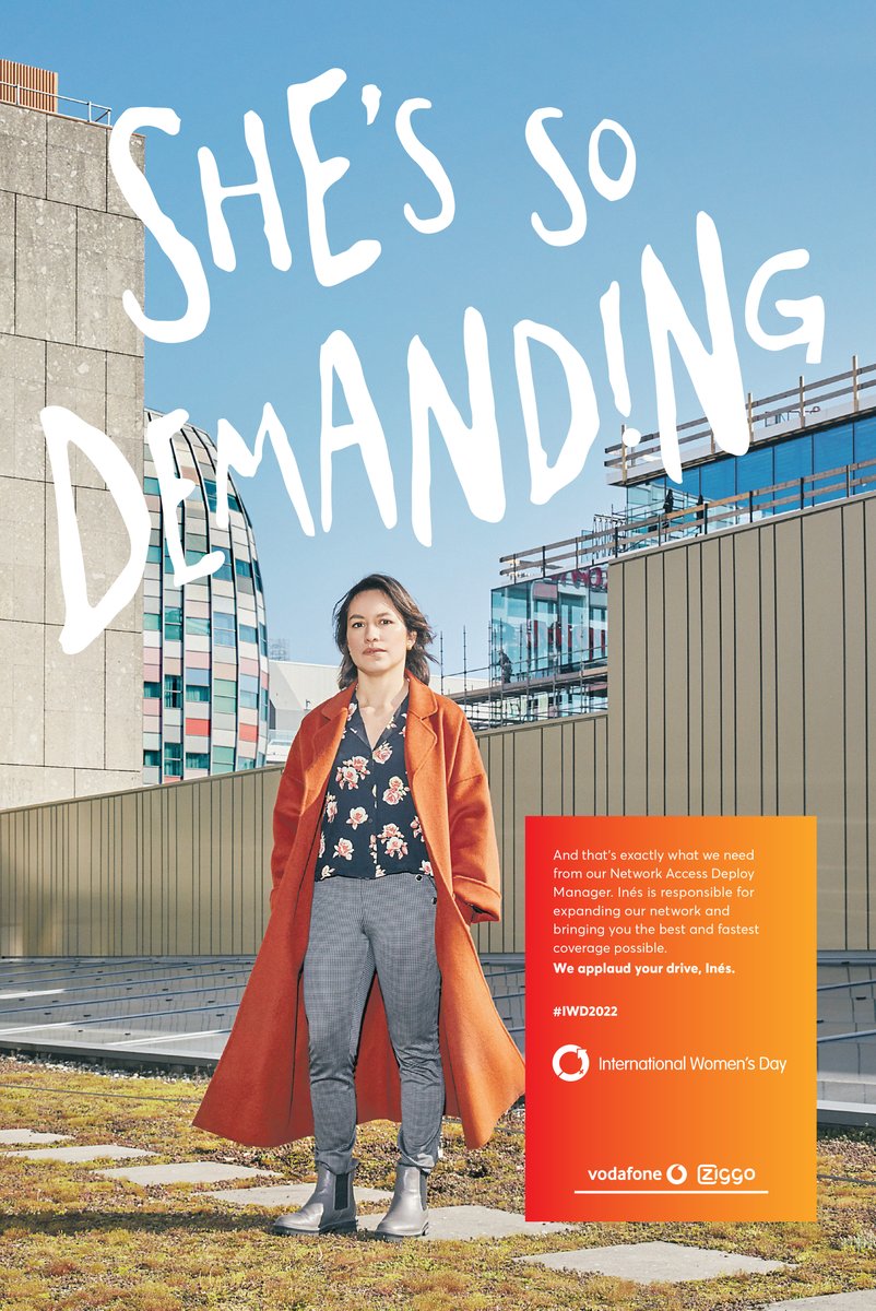 Het thema van International Women's Day is vooroordelen. Daar hebben vrouwen nog veel te vaak mee te maken. Dat is ook de insteek van de campagne van <a href="/VodafoneZiggo/">VodafoneZiggo</a>. Bekijk de vier advertenties, die vandaag in het <a href="/ADnl/">AD.nl</a>, <a href="/telegraaf/">De Telegraaf</a>, <a href="/volkskrant/">de Volkskrant</a> en <a href="/FD_Nieuws/">FD Nieuws</a> verschenen. #IWD2022