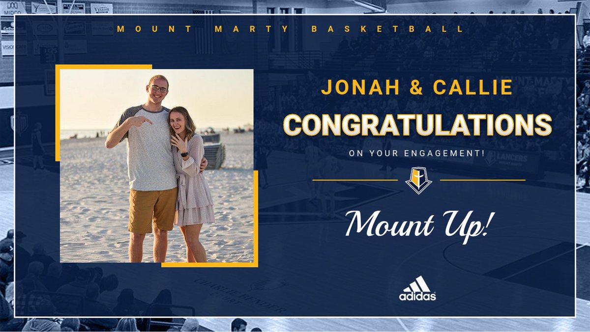 MMULancersMBB's tweet photo. Congratulations to @MMULancersMBB Senior @jonahlarson35 and @MMULancersWBB Senior Callie Otkin  on their Engagement! #MountUp https://t.co/PAUKhrQUly
