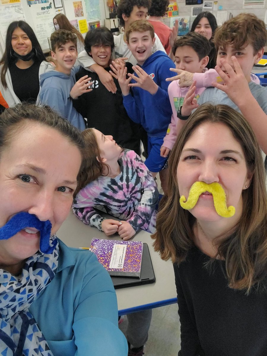 7th graders: What do your teachers look like under their masks? Today was the big reveal! <a href="/RSDsmithschool/">Smith Middle School</a>