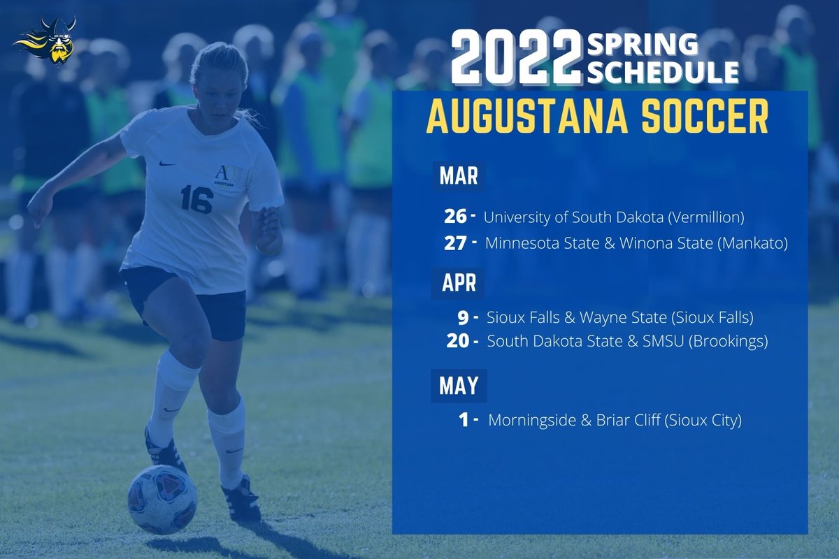 AugieSoccer's tweet photo. Our spring schedule is here ☀️

#KnowYourWhy | #BuildingChampions https://t.co/FEweV2OT3w