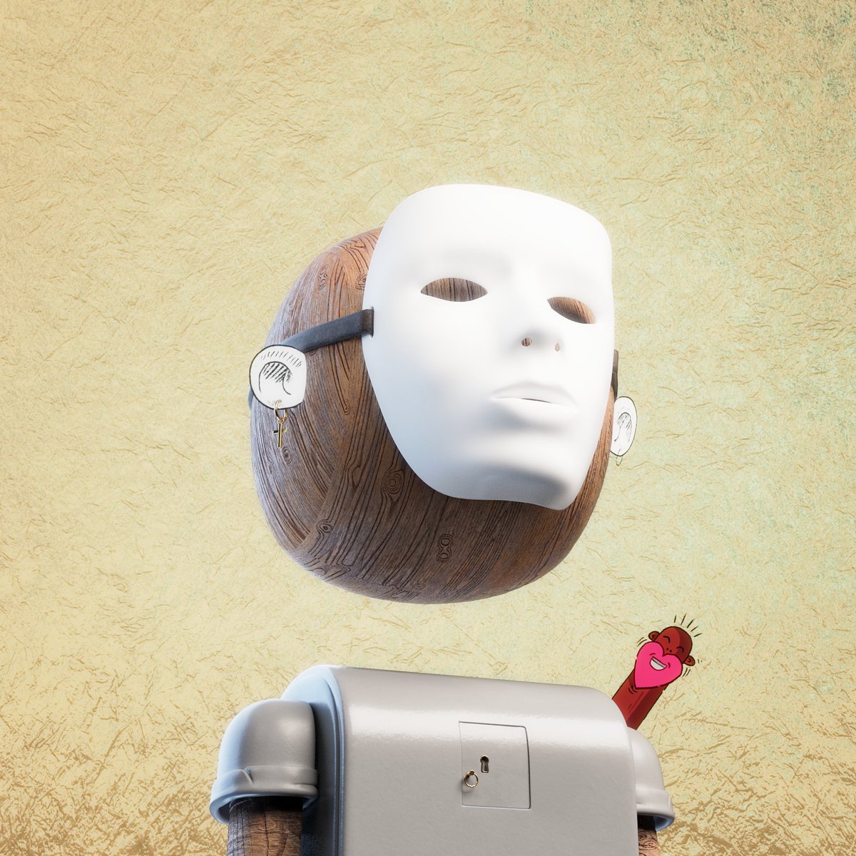 zaneology's tweet photo. @organicspline hi! I’m making the next #GMACE featuring @sheanons’ ACE #7233. For inspiration in my music beats choice, what is this mask from or what does it signify..or what was your artistic inspiration etc? 

Thanks in advance for any insight xo https://t.co/mXdlhqylcd
