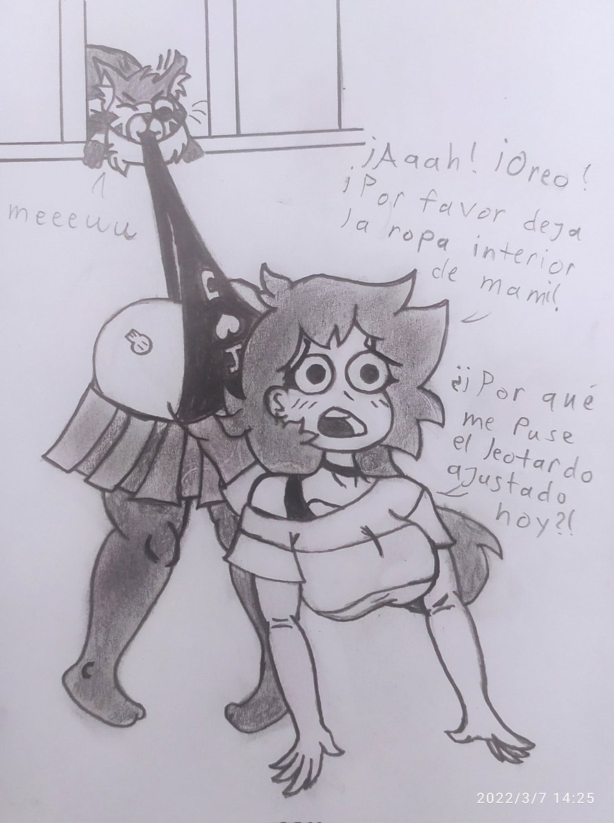 Mswedgie2's tweet photo. Parece que Shgurr esta teniendo mas problemas con su nueva mascota de lo que quiere aceptar #shgurr #oreocat #YouTuber #wedgie #wedgiedraw #WedgieGirls #handdrawn https://t.co/XCFluNzVjH