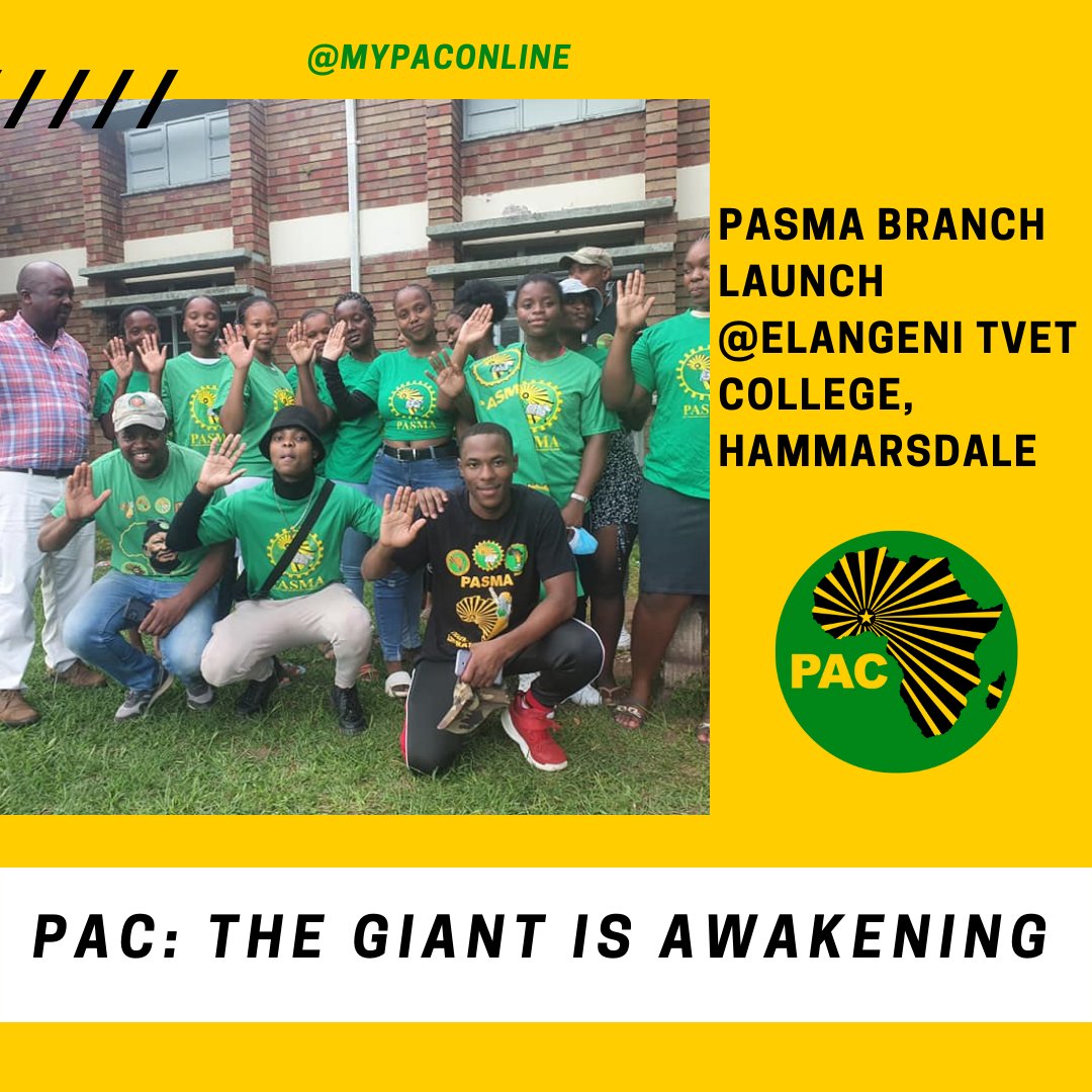 pac_president's tweet photo. PAC: The Giant Is Awakening

Over the past weekend, the PAC @mypaconline has continued to move forward as the organisation's structures met and canvassed support in various areas across the country.

Follow @mypaconline across social media https://t.co/80TdzmXmbv