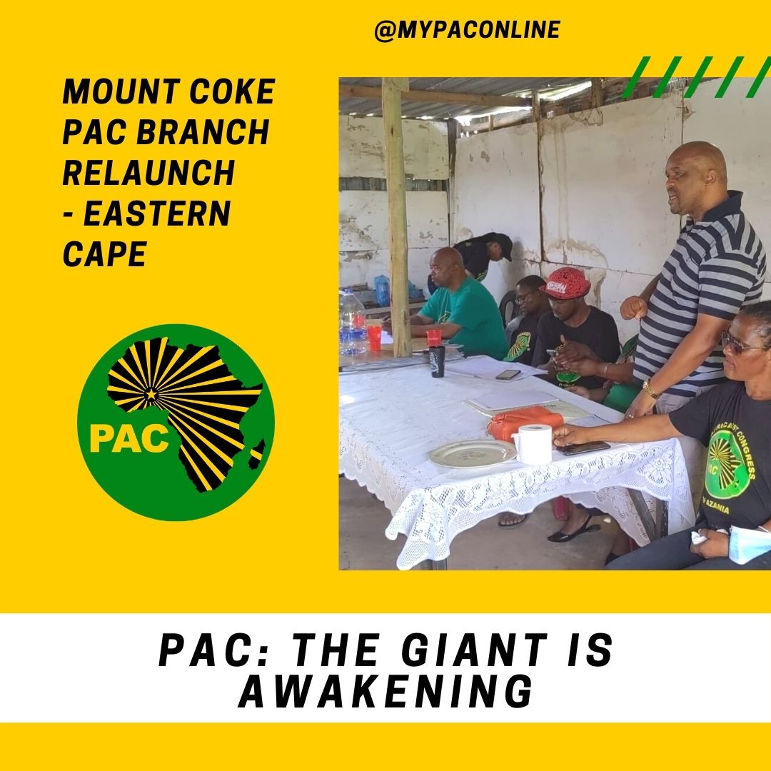pac_president's tweet photo. PAC: The Giant Is Awakening

Over the past weekend, the PAC @mypaconline has continued to move forward as the organisation's structures met and canvassed support in various areas across the country.

Follow @mypaconline across social media https://t.co/80TdzmXmbv