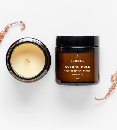 Excited to share this item from my #etsy shop: Byrd and Bay Candles - Vegan - Autumn Musk - Solstice etsy.me/34r4L0Y