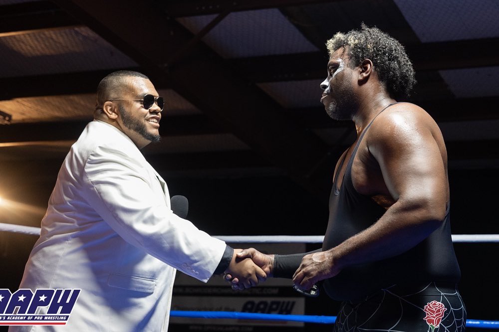 Kingpin_Kenny's tweet photo. The Kingpin doesn’t bite off more than he can chew. He has contingencies upon contingencies. #BLKDMND 💎 is now open for business &amp; together the 3 of us will take over the professional wrestling landscape! 
#KingpinShit
#Ruination
#DiamondsAreForever💎
#indywrestling
#AEW
#WWE https://t.co/nFsbaVl2C2