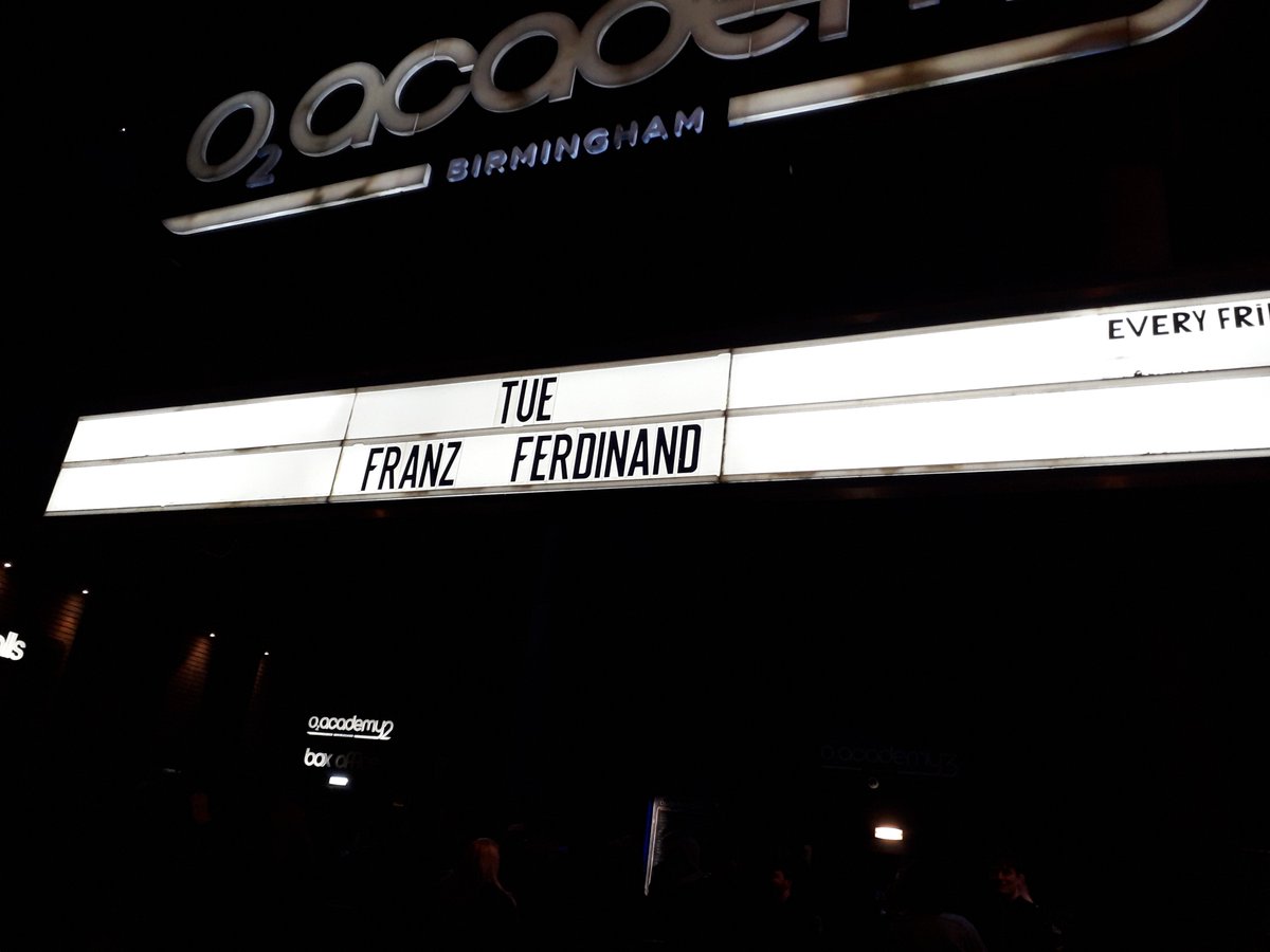 Doddy029's tweet photo. @Franz_Ferdinand 2018. Sadly the only time, but one of the best! https://t.co/XxQiYEzlgt