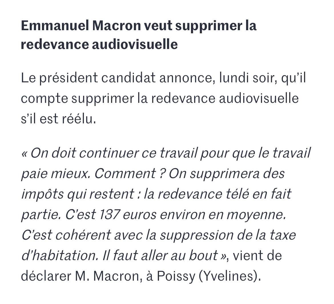 ZemmourEric's tweet photo. Au rythme où Emmanuel Macron copie mon programme, il va peut-être bientôt proposer la fin de l'immigration ! https://t.co/JdzO7ky1yJ