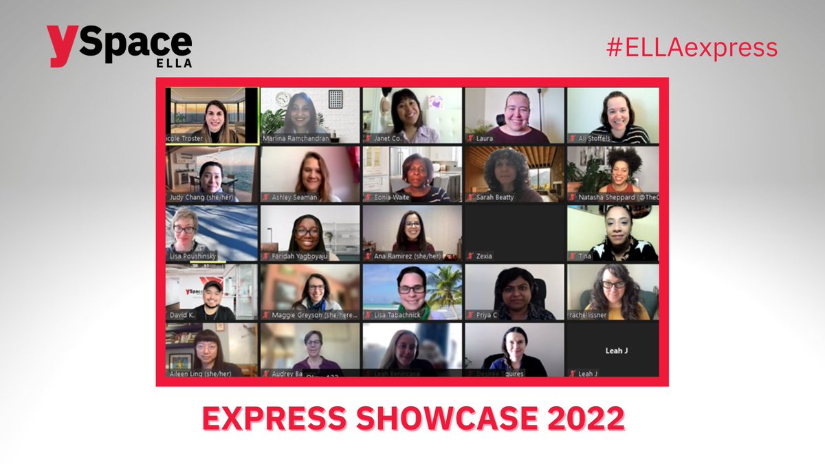 ELLAwomenYU's tweet photo. Last week we wrapped up the 2nd cohort of #ELLAexpress and #ELLAwomen participated in a showcase for a grand prize! Congrats to @workitjanet & all other Express Entrepreneurs on your achievements!
Thank you @FedDevOntario, @ventureLABca & @YorkRegionGovt for your support! https://t.co/q0ep9Sjl3x