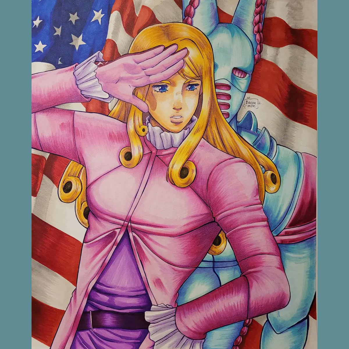 baconmon's tweet photo. The himbofication of the president of the united states π
#baconmon #myart #fanart #jjba #funnyvalentine #STEELBALLRUN #jojosbizarreadventure https://t.co/As19YhieHy