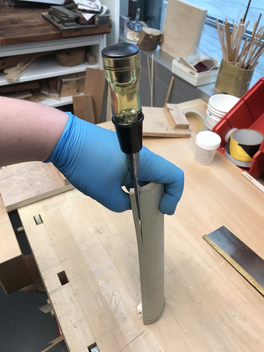 ShounObana's tweet photo. There’s something extra satisfying about using tools that you have made yourself ☺️
#Conservation
#ConservationTools
#BambooTools
#UpSkilling
#MuseumIntern
#Museums
#Heritage https://t.co/nHPGdEO7Oc