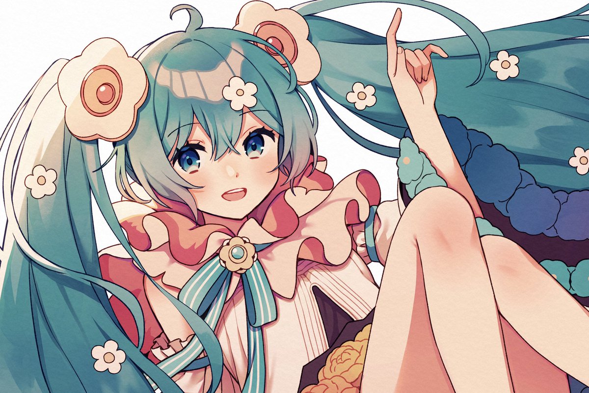 初音ミク ,null 「間に合わない気しかない 」|甘木花のイラスト