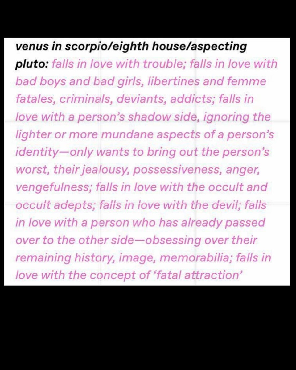 Celestial4444's tweet photo. Another perspective of Venus in the houses 🏡 Pt. 2
Mines in the 6H. What’s yours?
#astrology #zodiacsigns #venus #venussign #scorpiovenus #sagittariusvenus #capricornvenus #aquariusvenus #piscesvenus #venusinthe8thhouse #venusinthe9thhouse #venusinthe10thhouse #venusinthe11H https://t.co/jtNa4BEYP6