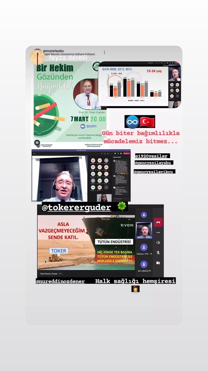 Prof. Dr. Toker Ergüder (@tokererguder) on Twitter photo Sağlık Bilimleri Üniversitesi Genç Yeşilay kulübüne <a href="/1920yesilay/">Yeşilay</a> haftası nedeniyle düzenledikleri bu inanılmaz başarılı etkinliklerinden dolayı çok teşekkür ederim.
Asla vazgeçme, sende katıl !
<a href="/gencyesilaysbu/">SBÜ Genç Yeşilay #EvdeKal🏡</a> <a href="/gencyesilayci/">Genç Yeşilay</a> <a href="/sbuedutr_sks/">SBÜ Sağlık Kültür ve Spor Daire Başkanlığı</a> <a href="/sbudumansiz/">dumansızkampus</a> <a href="/WHOTurkey/">mr.6inchesizenough</a> <a href="/sbuedutr/">Sağlık Bilimleri Üniversitesi</a> Sağlık Bilimleri Üniversitesi Genç Yeşilay kulübüne <a href="/1920yesilay/">Yeşilay</a> haftası nedeniyle düzenledikleri bu inanılmaz başarılı etkinliklerinden dolayı çok teşekkür ederim.
Asla vazgeçme, sende katıl !
<a href="/gencyesilaysbu/">SBÜ Genç Yeşilay #EvdeKal🏡</a> <a href="/gencyesilayci/">Genç Yeşilay</a> <a href="/sbuedutr_sks/">SBÜ Sağlık Kültür ve Spor Daire Başkanlığı</a> <a href="/sbudumansiz/">dumansızkampus</a> <a href="/WHOTurkey/">mr.6inchesizenough</a> <a href="/sbuedutr/">Sağlık Bilimleri Üniversitesi</a>