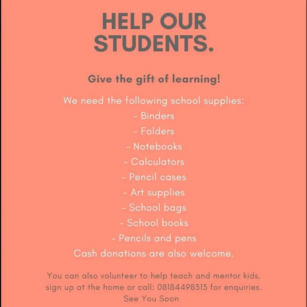 DivineWoundsNG's tweet photo. Let's Change The Life Of Those Who Have No Hope,
Our Charities Are Evidence - Backed, Thoroughly Vetted And Underfunded.
Visit Our Website: https://t.co/AcCyJONwbJ 
Or Send Us A DM 
#socimpact #dogood #volunteer #fundraising #school #schoolgirl #schoolchild #africa #donate https://t.co/nfLIqGjLyb