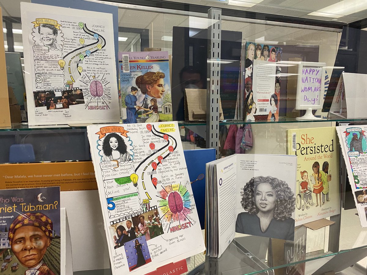 Curated texts from our Library Learning Commons, along with student work in recognition of International Women’s Day on March 8th.
