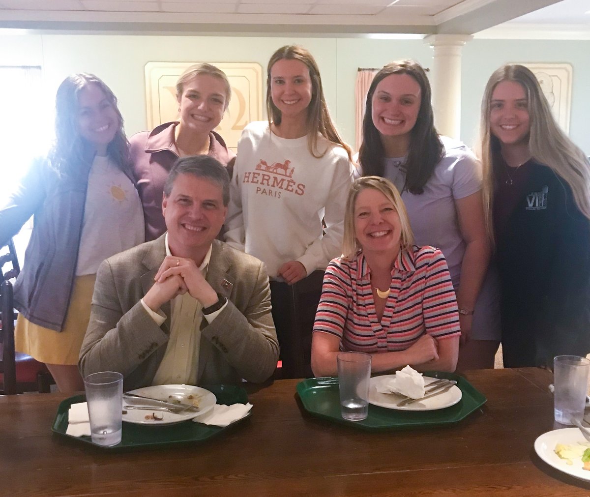 The best way to start our MQABL Monday! Some of our students invited Dr. Moore and Dr. Adams to lunch today to share their experiences at MSU and with MQABL! #wemeanbusiness