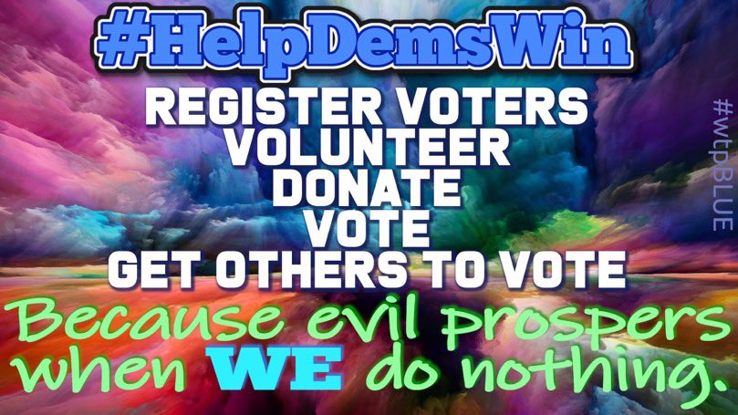 We all remember how the $15/hr min wage was stripped out of the American Rescue Plan We can make it a reality in 2023 if we keep the House & win a filibuster-proof Senate majority We've got to get to work RIGHT NOW Find a campaign & volunteer #HelpDemsWin #wtpBLUE #wtp1264