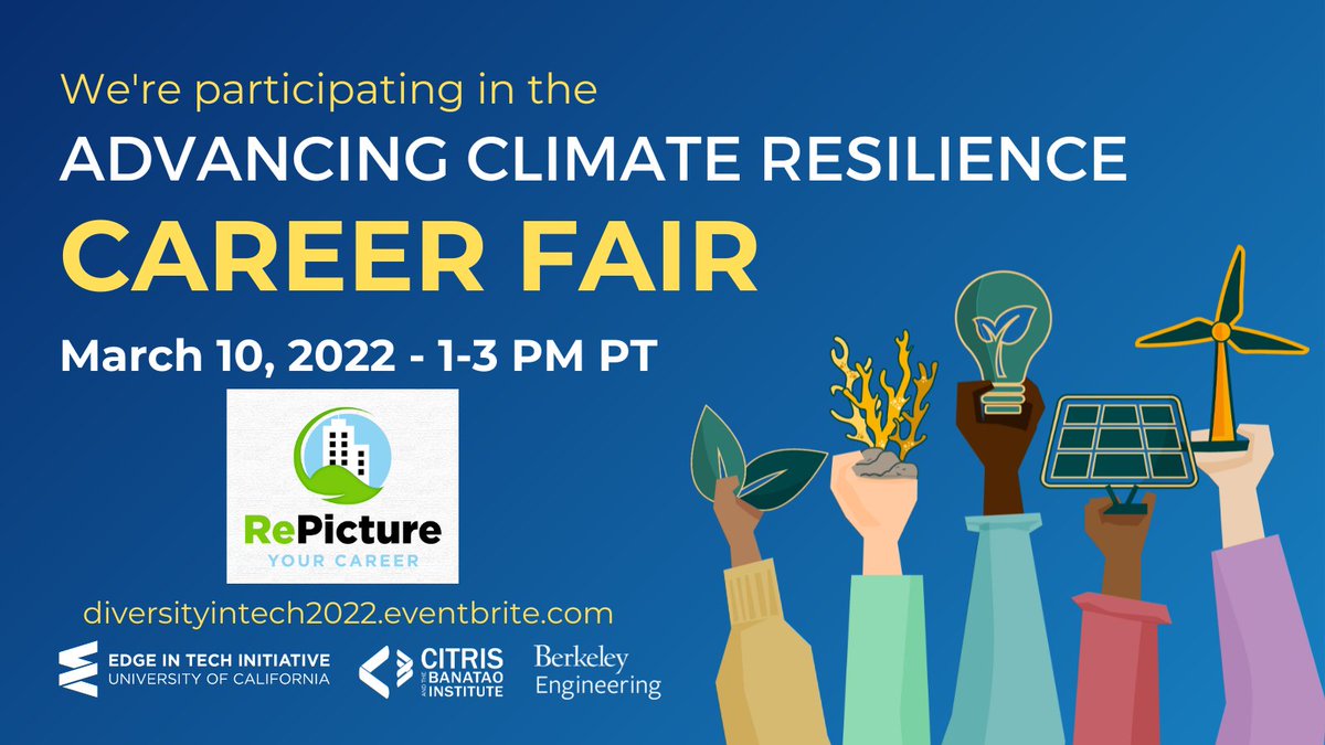 We're excited to attend the Advancing Climate Resilience! Come check out our booth this Thursday, March 10! #repicture #EDGEinTech #STEM