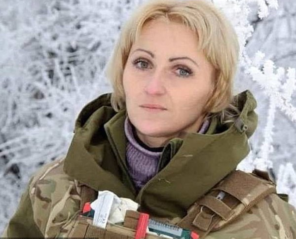 ElaineStorkey's tweet photo. #InternationalWomensDay2022  We mourn and honour Valentyna Pushych, Ukranian military paramedic on Shot by Russian soldiers when trying to evacuate injured people from front near Kyiv. Courageous Love in Action
#Ukraine #Peace https://t.co/03GaWxLUTC