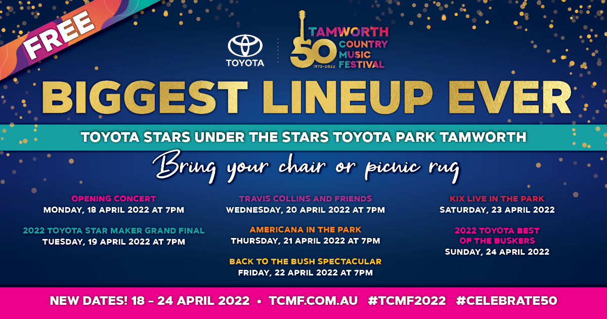 We're excited to announce the April Toyota Park line up! 😍

Visit tcmf.com.au/toyota-park to find out more!