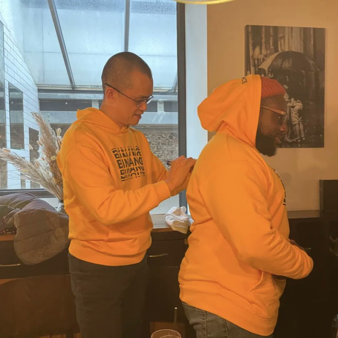 binance's tweet photo. The #Binance Angels had great a time at the London meet-up last weekend. 

Especially this Angel... https://t.co/yv3l3CWasa