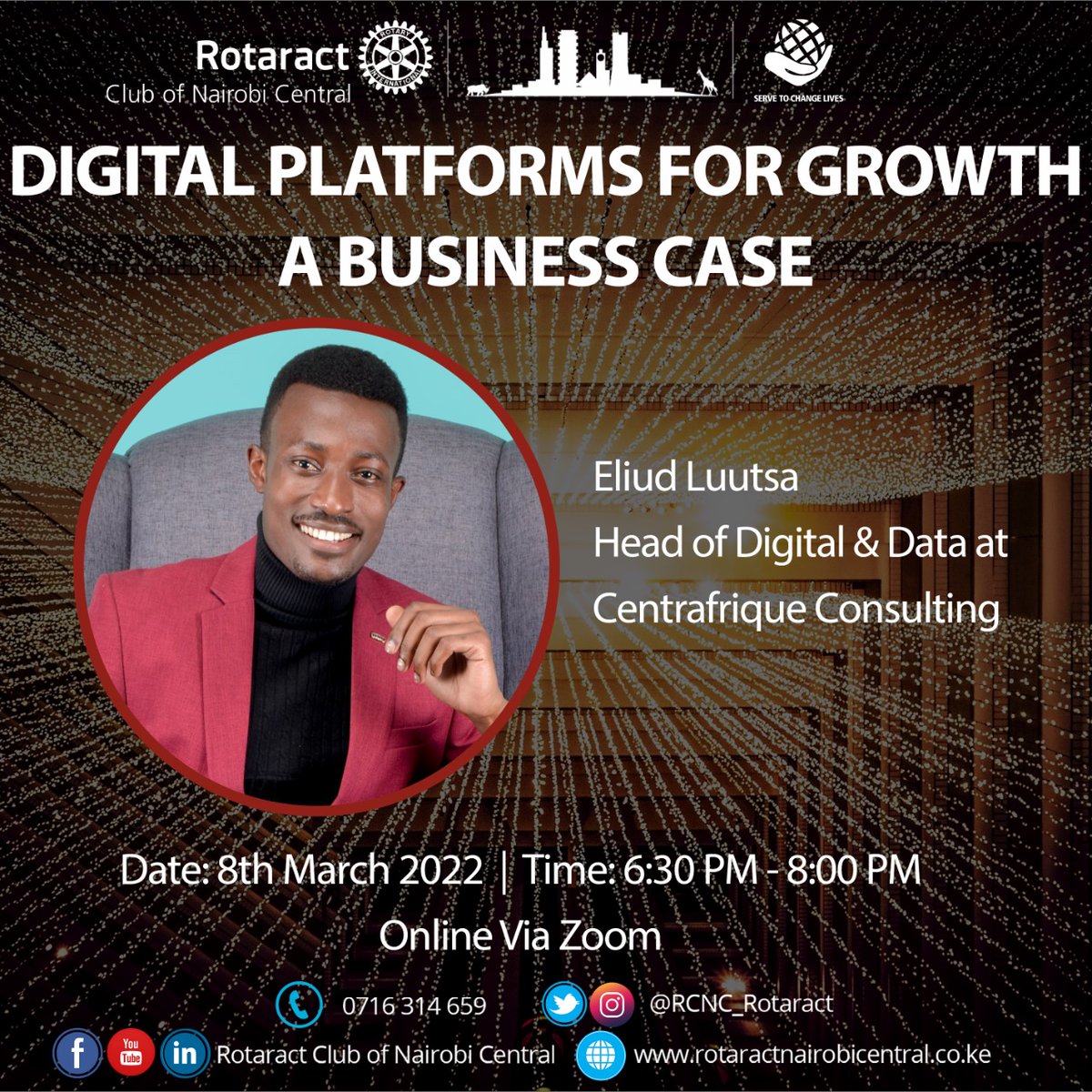 RCNC_ROTARACT's tweet photo. Digital platforms are increasingly becoming a marketing tool that most businesses are benefiting from. How exactly do entrepreneurs and businesses maneuver digital platforms to ensure growth.
#bercnc #servetochangelives #entrepreneurs #digital #marketing https://t.co/MUq1Sjw7wv
