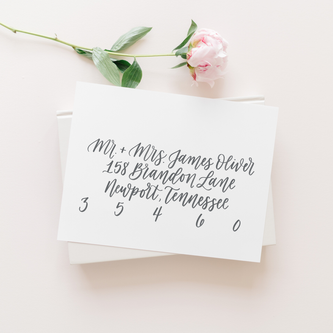 CatieMacD's tweet photo. A lot of brides view hand lettered addresses on the invitation envelopes as “optional”. But honestly, it’s the only part of your invitation that’s completely hand done! It’s not digitized. It’s not copied. It’s completely unique and carefully hand lettered. With the https://t.co/00Z8wgfn9o