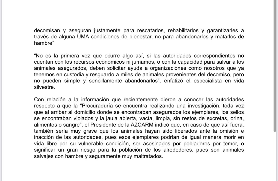 azcarmx's tweet photo. De manera respetuosa exigimos a la @SEMARNAT_mx que tome cartas en el asunto de los 3 tigres de bengala asegurados en Guerrero y hallados muertos.
No se debe dejar sin castigo a los responsables de su custodia, son animales silvestres de una especie catalogada en la @IUCNRedList https://t.co/ZehHAZzW2i
