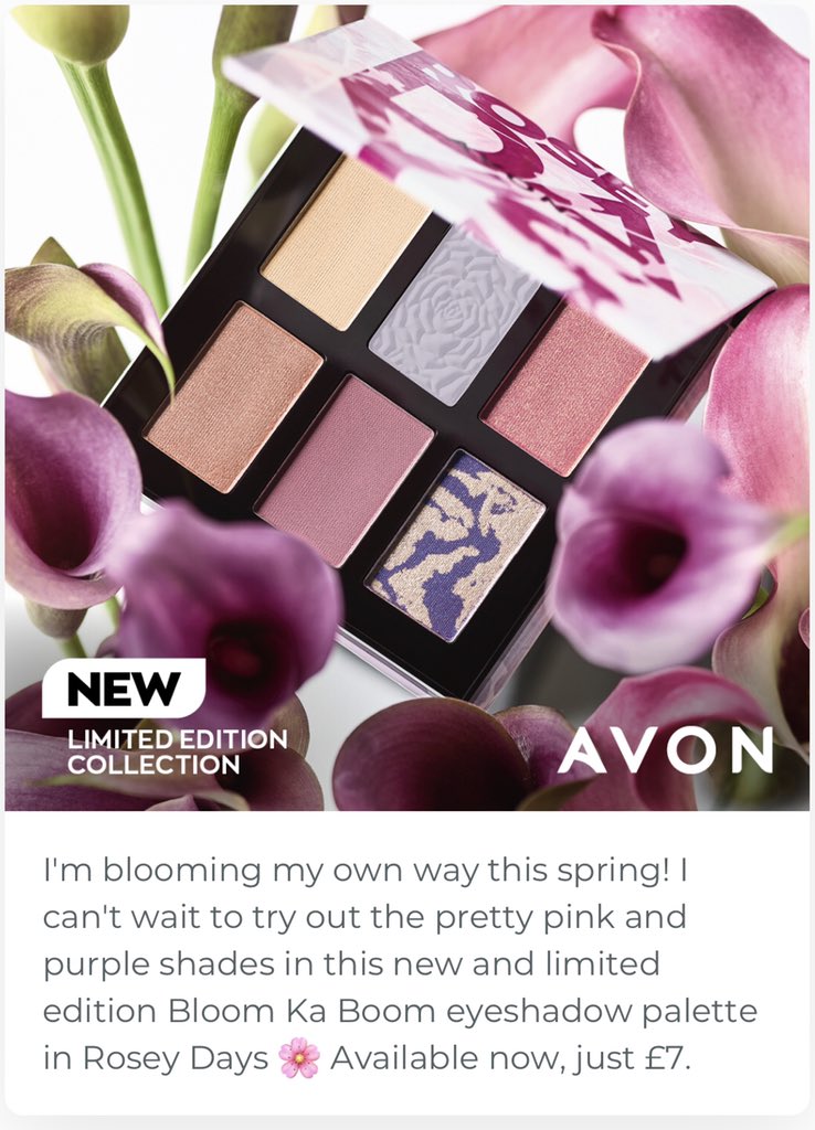 MagdalenaPate12's tweet photo. https://t.co/4lgRdLAbmh
Or 
https://t.co/hO3yw9hTZn
FREE direct delivery with the £20+ order 
Happy Shopping!!! 🛍
https://t.co/vqoMj0nkZN
#avon #avonproducts #cosmetics #beauty #skincare #giftideas #shoppingonline  #onlinestore #makeup #palette #new #eyeshadow #makeupaddict https://t.co/2fBcAWJSB4