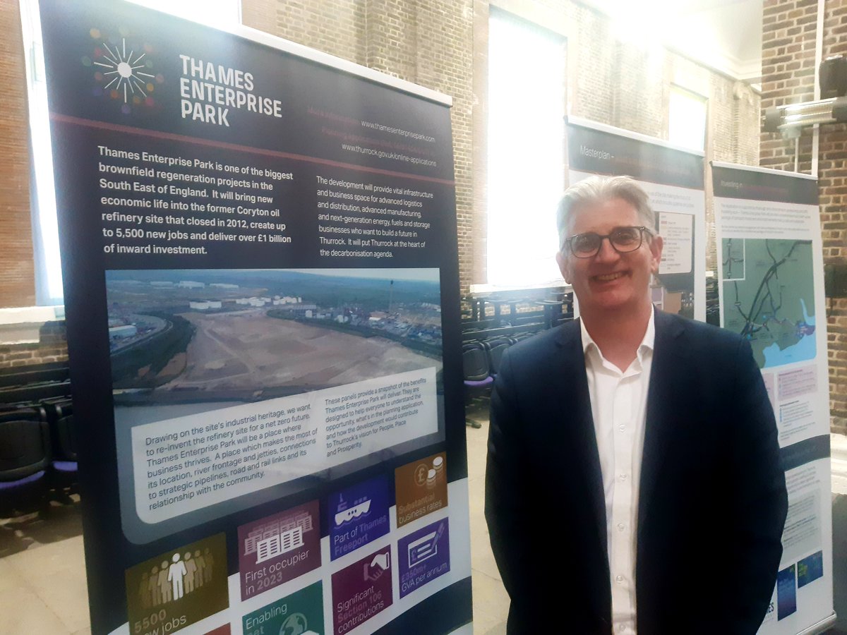 Thames Enterprise Park (@thames_ent_park) on Twitter photo Excellent to be at the <a href="/transporteast/">Transport East</a> Forum (4 March). Graham Stark shared details of what TEP can deliver including 5,500 jobs, £1 billion+ of investment, bringing business back to the Coryton site and boosting <a href="/ThamesFreeport/">Thames Freeport</a> as part of ‘global Britain’. Excellent to be at the <a href="/transporteast/">Transport East</a> Forum (4 March). Graham Stark shared details of what TEP can deliver including 5,500 jobs, £1 billion+ of investment, bringing business back to the Coryton site and boosting <a href="/ThamesFreeport/">Thames Freeport</a> as part of ‘global Britain’.