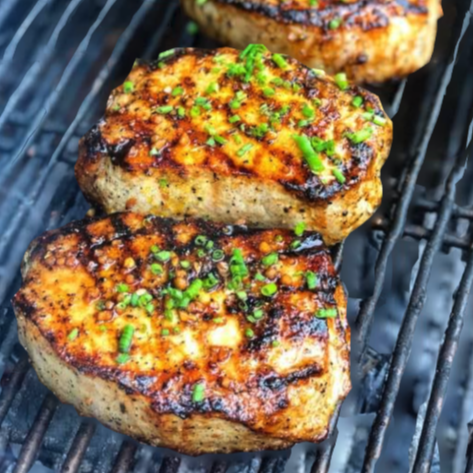 Life's too short for plain, boring pork chops... try out BBQ Bob's pork chops glazed with garlic and honey terriayki! It will be your new favorite recipe! bbqguru.com/recipes/recipe…