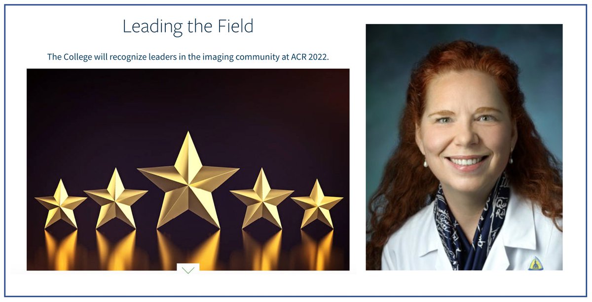 Pamela Johnson (@pamelajohnsonmd) on Twitter photo Congratulations to <a href="/KatarzynaMacura/">Katarzyna Macura</a> for being awarded the <a href="/RadiologyACR/">American College of Radiology</a> Gold Medal. A wonderful testament to one of the most outstanding radiologists in the country & a tireless advocate for diversity & inclusion. <a href="/Hopkins_Rad/">Johns Hopkins Radiology</a> <a href="/HopkinsMedicine/">Johns Hopkins Medicine</a> <a href="/dyousem1/">David Yousem</a>
acr.org/Practice-Managโฆ Congratulations to <a href="/KatarzynaMacura/">Katarzyna Macura</a> for being awarded the <a href="/RadiologyACR/">American College of Radiology</a> Gold Medal. A wonderful testament to one of the most outstanding radiologists in the country & a tireless advocate for diversity & inclusion. <a href="/Hopkins_Rad/">Johns Hopkins Radiology</a> <a href="/HopkinsMedicine/">Johns Hopkins Medicine</a> <a href="/dyousem1/">David Yousem</a>
acr.org/Practice-Managโฆ