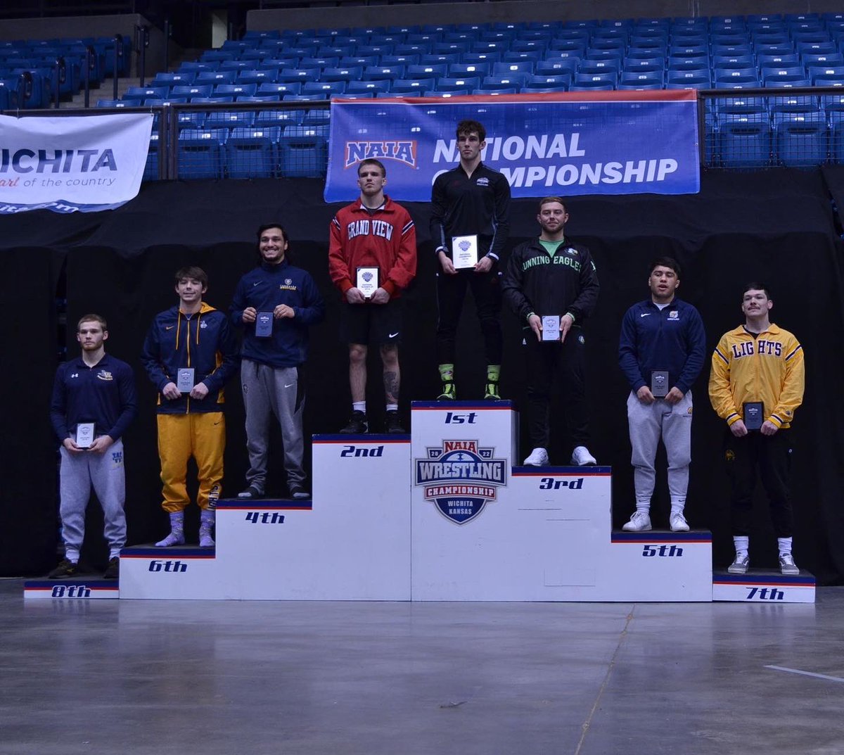 MarianWrestle's tweet photo. Marian breaks multiple program records as the Knights have closed out the best season in Marian Wrestling history https://t.co/pZBELppF0i