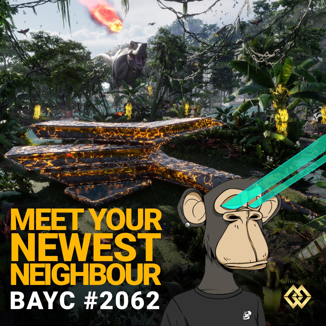 MetaMansionsNFT's tweet photo. A fellow #BAYC member just went #MetaMansions shopping. It's a pleasure to announce a partnership with @nftpres and the Bored Ape Luxury Club. 

They have joined the #KEYSMetaverse community with Tier 1 Whitelist Access. Let's give them a warm welcome! https://t.co/U01P6849Ee