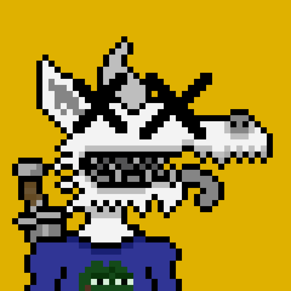 pixelhowlerz's tweet photo. Each trait hand drawn and designed to mimic the original collection paying homage while creating code to randomly generate Pixel Howlerz...  No two are the same #NFTGiveaway #NFTs #howlerz #NFTs #Ethereum https://t.co/sVJBvYXCht
