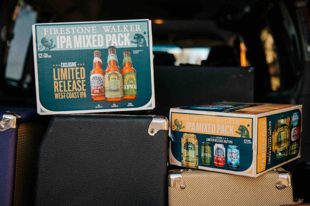 BREWPUBLIC's tweet photo. Two new IPAs join two different IPA Mixed Packs from Firestone Walker Brewing. Look for Blanc Noise in cans and Simcoe Sequence in bottles in each of the updated IPA Mixed Packs!
Link: https://t.co/z9SuorwpgF
#FirestoneWalker #IPAMixedPack #FirestonePropagator #NewIPA https://t.co/jC5JR6zu0o