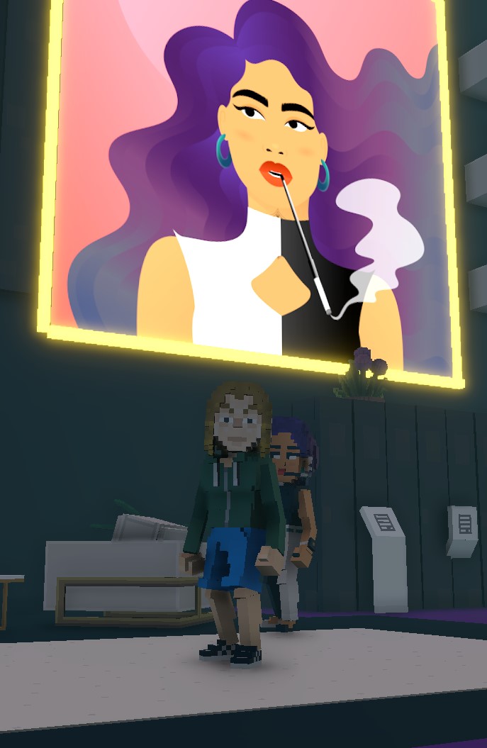 KateRigg3's tweet photo. @TheSandboxGame @worldofwomennft I just participated in the daily #SandboxAlphaS2Contest for a chance to earn up to 1,000 $SAND! Day 3 - Selfie with WorldofWomen. Check out my screenshot below! 👇 #SandboxAlphaS2 https://t.co/6AsHllEca3