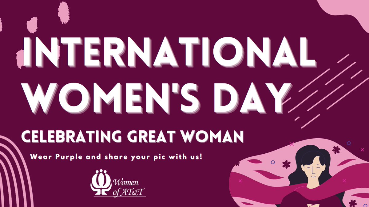 Tomorrow we celebrate #InternationalWomensDay and we want to see you in WOA gear or wearing purple!  The theme is Gender equality today for a sustainable tomorrow!  Let's celebrate each other!  Show us your 📸 by tagging us or using #womenofatt!  Cheers to all us strong women! 💜