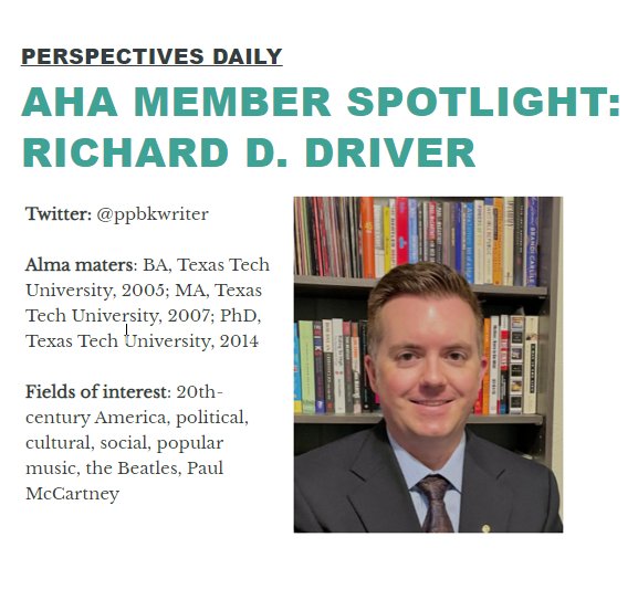 TTU History on X: "Check out the AHA's Perspectives Daily on TTU