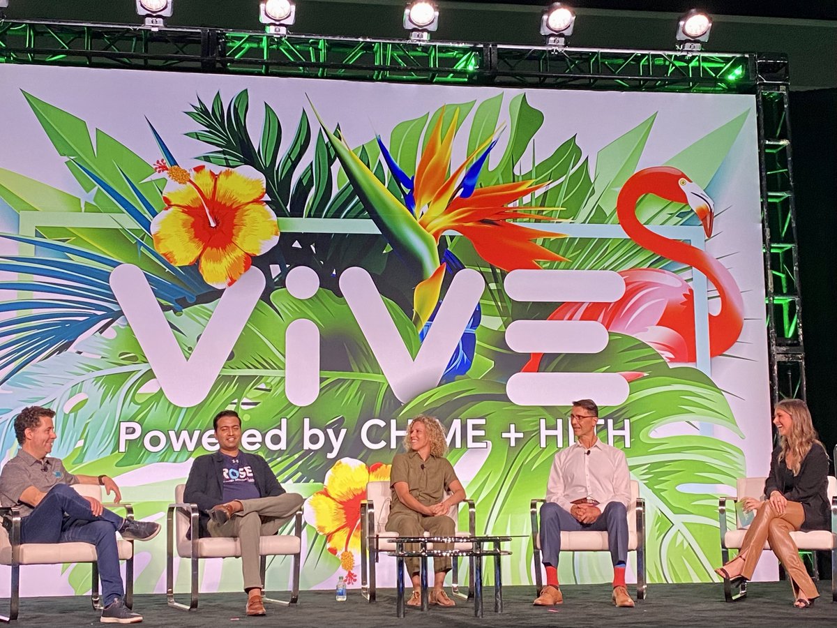 "We’re saving lives and allowing people to stay in their homes and live more independently." Richard Hirsch, <a href="/UnaliWear/">UnaliWear</a>, on the #StartUpHealth Festival stage w/ fellow #HealthTransformers Kavi Misri (@RoseMHealth), Allison Duncan (Anau Health) &amp; <a href="/vpenev/">Victor Penev</a> (<a href="/EdamamCo/">Edamam</a>). #vive2022