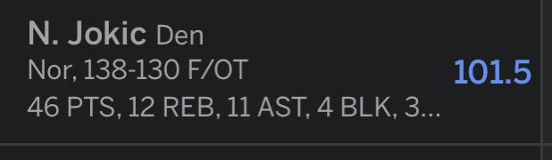 Rondizzle's tweet photo. die hard dubs fan but s/o joker for singlehandedly leading me to a 16-3 record in fantasy bball #100ball https://t.co/aRBYFrtdF9