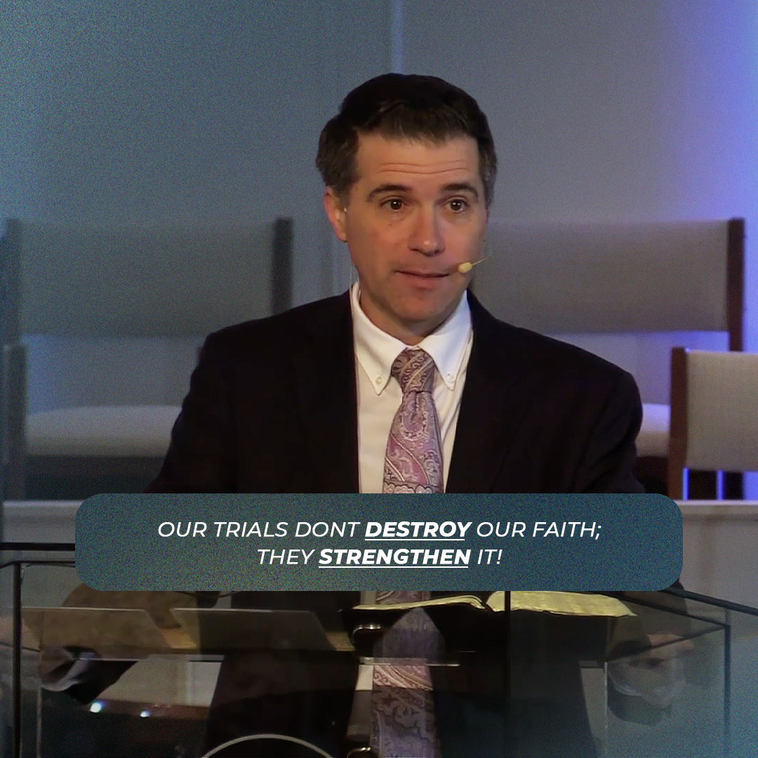 foresthillcog's tweet photo. "Our trials don't destroy our faith; they strengthen it! Our pain doesn’t undermine our hope; it only makes us long even more for the world to come." -Pastor Daniel Blaylock
–
#GatherGrowGo 
#StrengthforStruggles https://t.co/xgi4tGBtw1