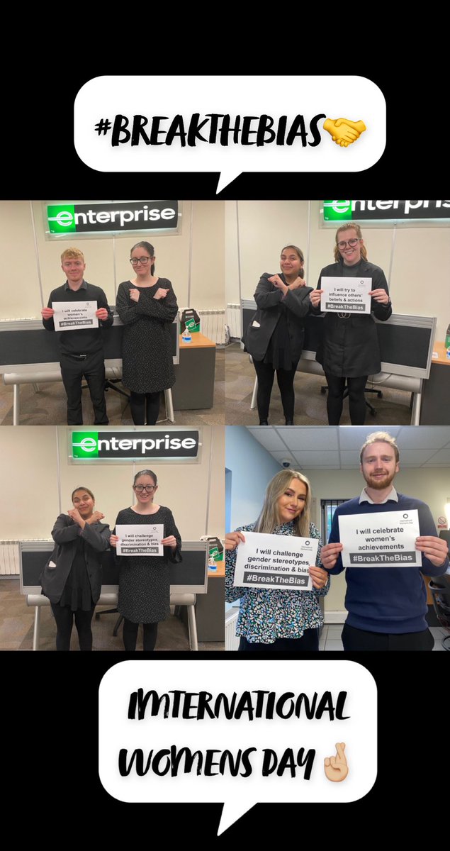 U319/U349 supporting #BreakTheBias  for tomorrows International Womens Day💗. Helping create an equal workplace🤝. <a href="/U3Ffg/">U3FFG</a> #InternationalWomensDay