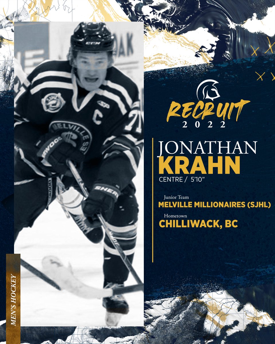 MHKY I The Spartans are excited to announce the signing of Jonathan Krahn to our recruiting class of 2022!

📰| bit.ly/MHKYRecruits20…

#TWUHockey