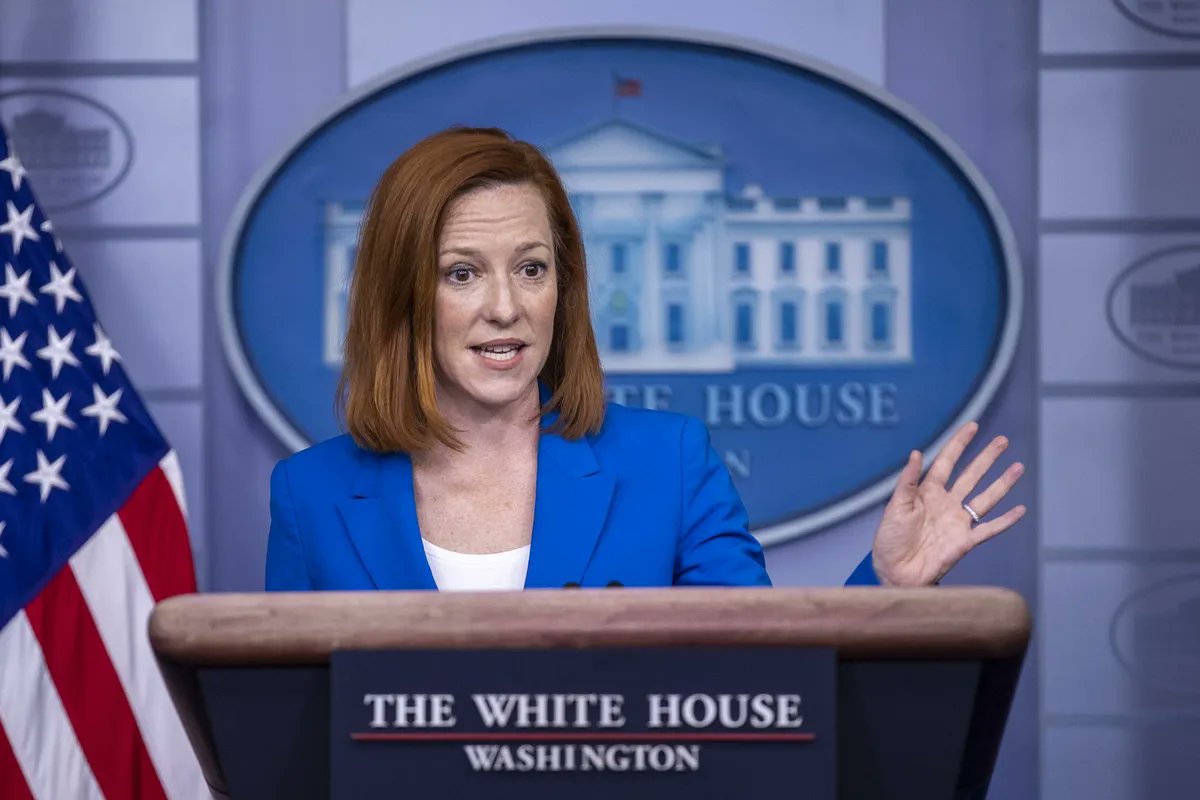 UkraineLIVEINF1's tweet photo. ❗️The #UnitedStates would not object to the transfer of Soviet fighter jets by #Poland to #Ukraine, they are working on similar measures with other #NATO members - Jen Psaki. #WW3 https://t.co/IgYovjfwr3