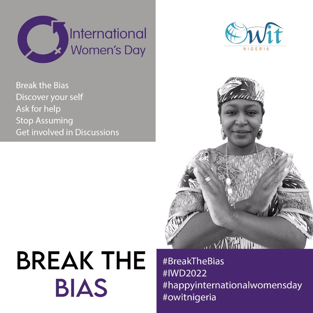 Believe in Yourself
Believe that you are enough
Believe you are worthy of Love 
Believe you deserve Greatness 
#Break the Bais.
#Happy IWD
#OWIT INTERNATIONAL
#OWIT NIGERIA