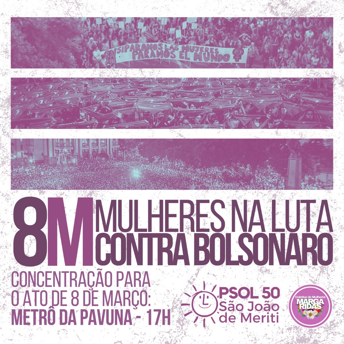 vozdaresist's tweet photo. Na terça-feira (8) estaremos nas ruas contra o genocida e em defesa da vida das mulheres.✊🏾

E o bonde de São João vai ser reunir 17h no Metrô da Pavuna para partir pro ato.
Te esperamos. #Repost @JuDrumond50
#8m
#8M2022
#8rj
#forabolsonaro https://t.co/8cG7nNczWp
